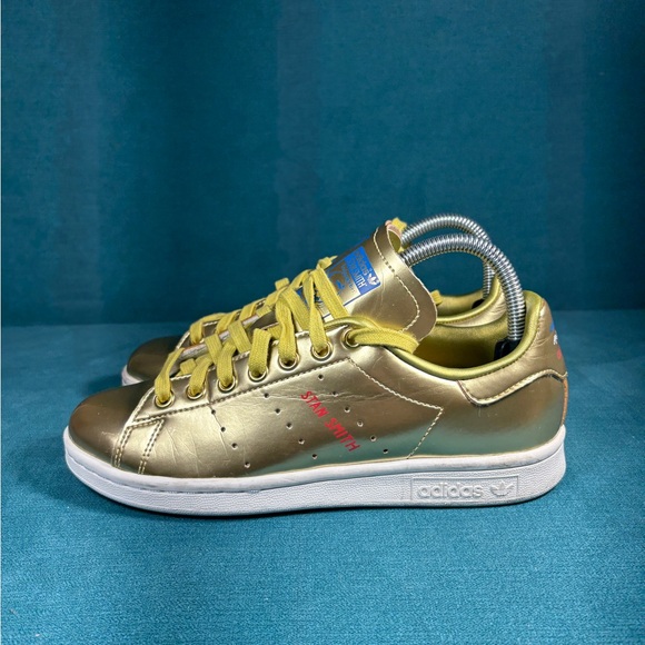 Adidas Originals Stan Smith Metallic Pack Gold size 5.5Men/7Women - Picture 1 of 8